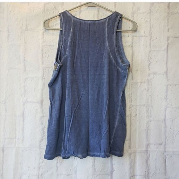 i JEANS BY BUFFALO Seed Bead Embellished Southwestern Style Tank Top - Picture 8 of 8